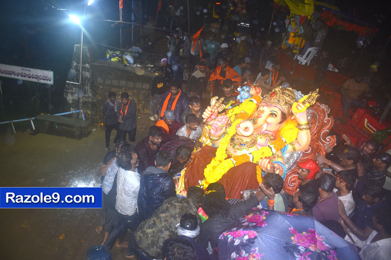 Razole Taluka Ganesh Nimajjanam